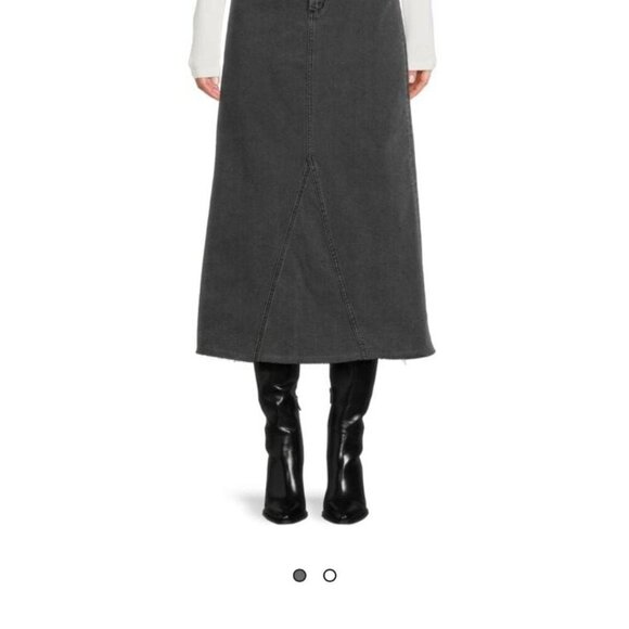 Nwt Joes Black Denim Midi - Picture 1 of 7